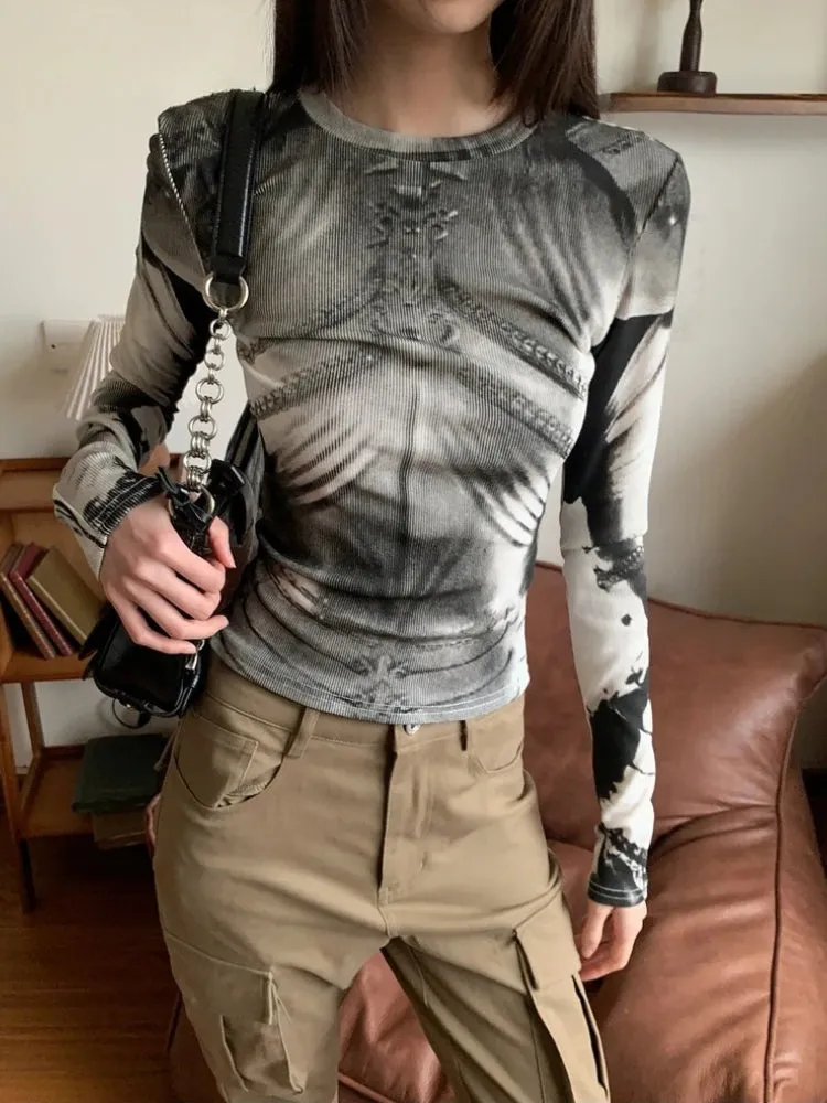 Y2K Cyber Armor Top