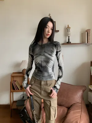 Y2K Cyber Armor Top