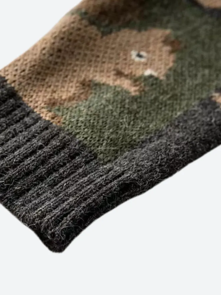 Y2K Vintage Forest Animals Sweater